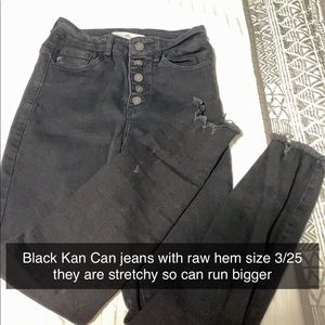 Black Kancan jeans